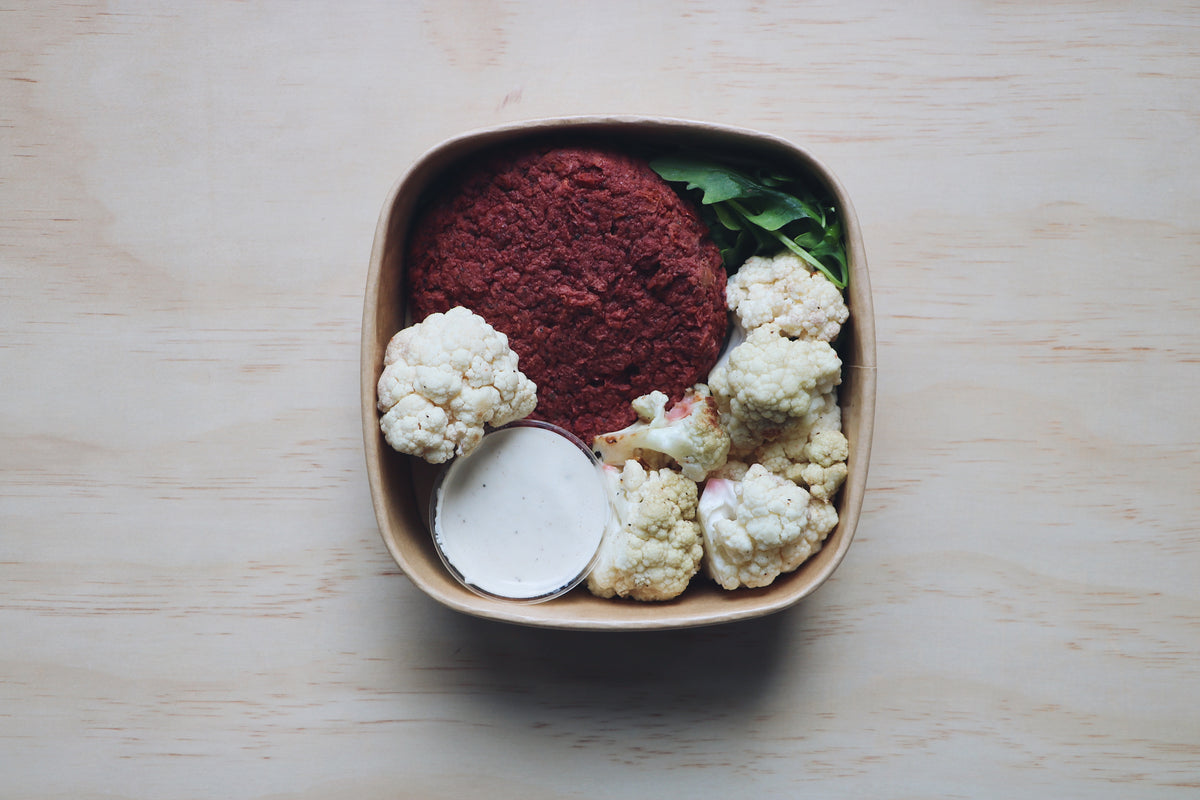 Beet & Chickpea Burger (Sunday)