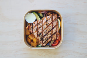Greek Salmon (Wednesday)