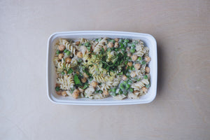 Chickpea & Pea Lemon Pasta (Sunday)