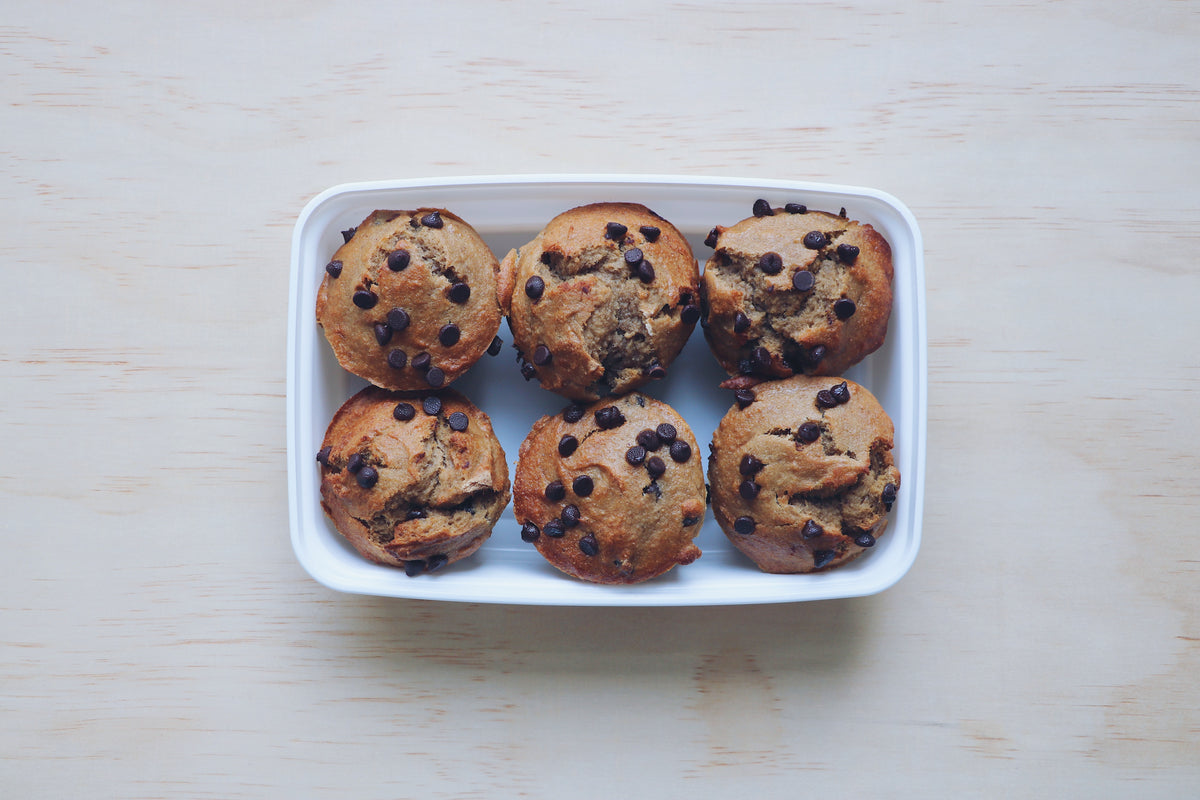 Banana Chocolate Chip Muffins (Wednesday)