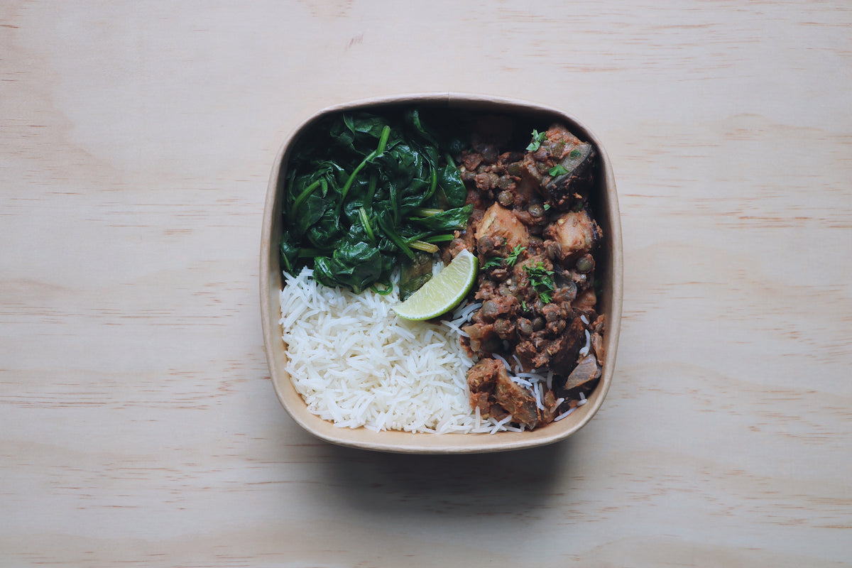 Eggplant &amp; Lentil Daal (Wednesday)