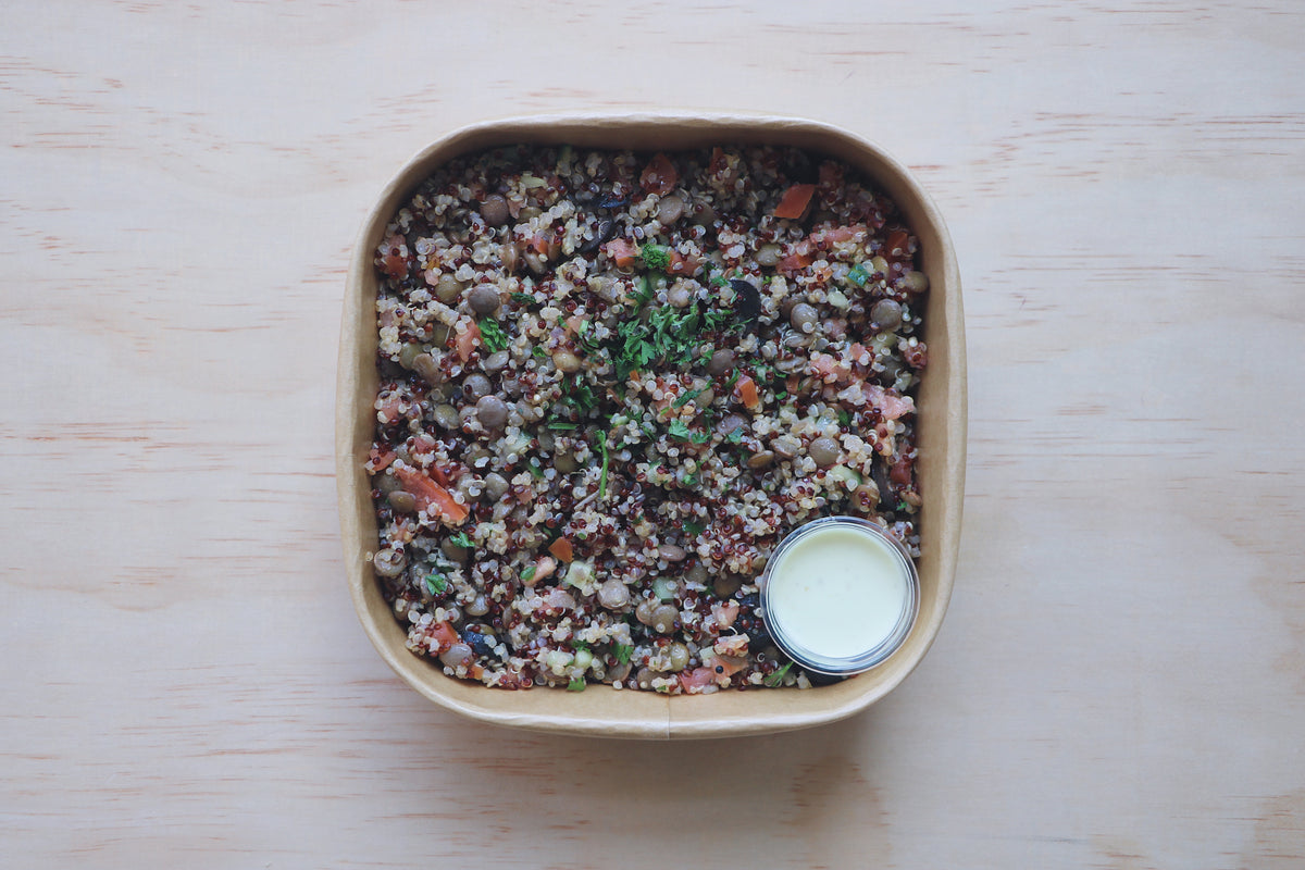 Greek Quinoa & Lentil Bowl (Sunday)