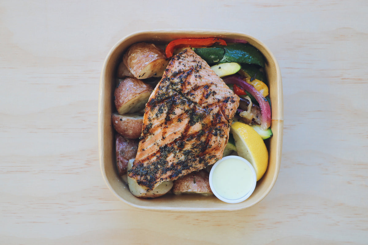 Greek Salmon (Wednesday)