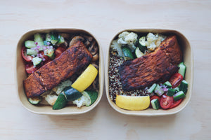 Harissa Roasted Salmon (Wednesday)