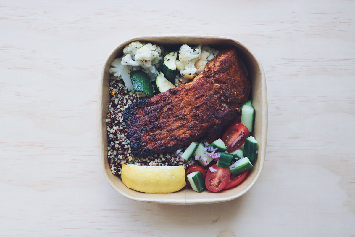 Harissa Roasted Salmon (Wednesday)