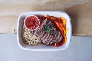 Fajita Steak (Sunday) - Performance Meals - Honey Bee Meals | Toronto Healthy Meal Prep Delivery