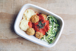 Rice & Lentil “Ballz” (Wednesday) - Keto Meal - Honey Bee Meals | Toronto Meal Delivery Service