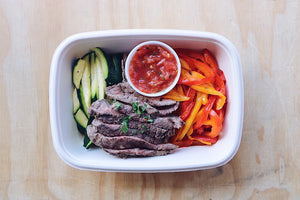 Fajita Steak (Sunday) - Keto Meals - Honey Bee Meals | Healthy Prepared Meals & Food Delivery Toronto