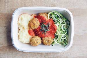 Rice & Lentil “Ballz” (Wednesday) - Plant-Based Meal - Honey Bee Meals | Fresh Food Delivery Service Toronto