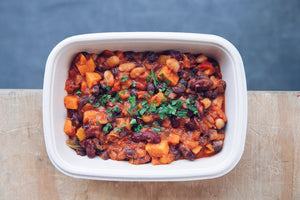 Three Bean Chili (Sunday) - Keto Meal - Honey Bee Meals | Toronto Meal Delivery Service