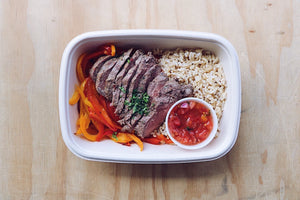 Fajita Steak (Sunday) - Gluten Free Meals - Honey Bee Meals | Fresh Food Delivery Service Toronto