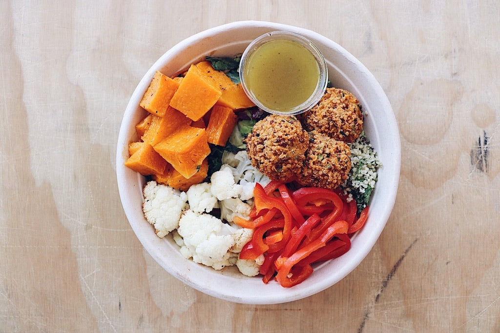 Vegan Power Bowl - Vegetarian Meal - Honey Bee Meals | Healthy Prepared Meals &amp; Food Delivery Toronto