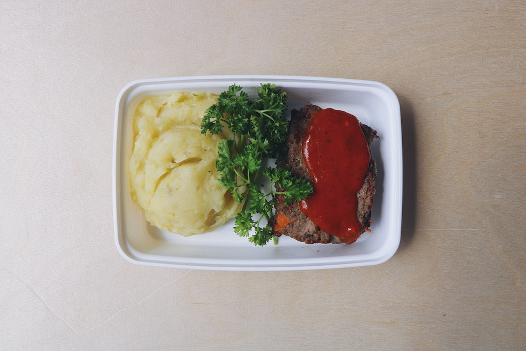 Beef Meatloaf &amp; Mashed Potatoes (Wednesday)