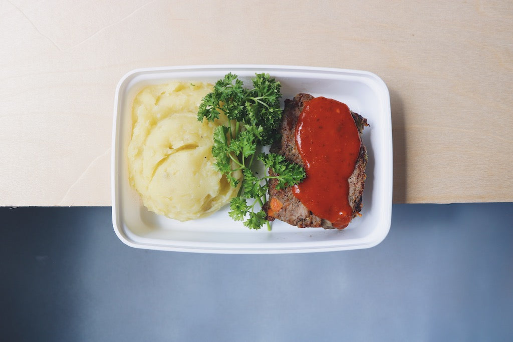 Beef Meatloaf &amp; Mashed Potatoes (Wednesday)