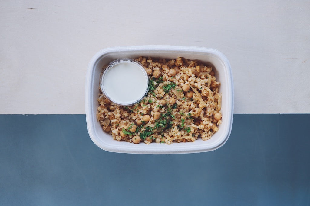 Moroccan Cauliflower "Rice" (Sunday)