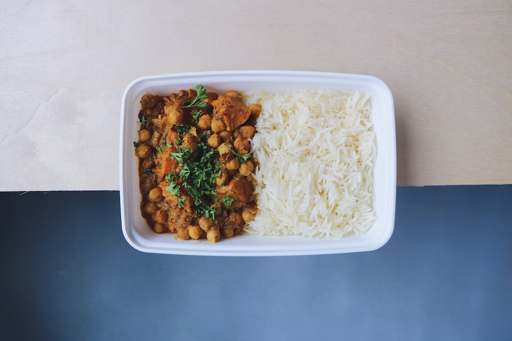 Squash &amp; Chickpea Curry with Rice (Wednesday)