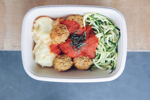 Rice & Lentil “Ballz” (Wednesday) - Vegetarian Meal - Honey Bee Meals | Healthy Prepared Meals & Food Delivery Toronto