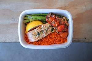 Lemon Dill Salmon - Healthy Meal - Honey Bee Meals | Healthy Prepared Meals & Food Delivery Toronto