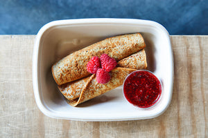 Pancake Roll-ups (Sunday) - Healthy Breakfast & Snack - Honey Bee Meals | Healthy Prepared Meals & Food Delivery Toronto