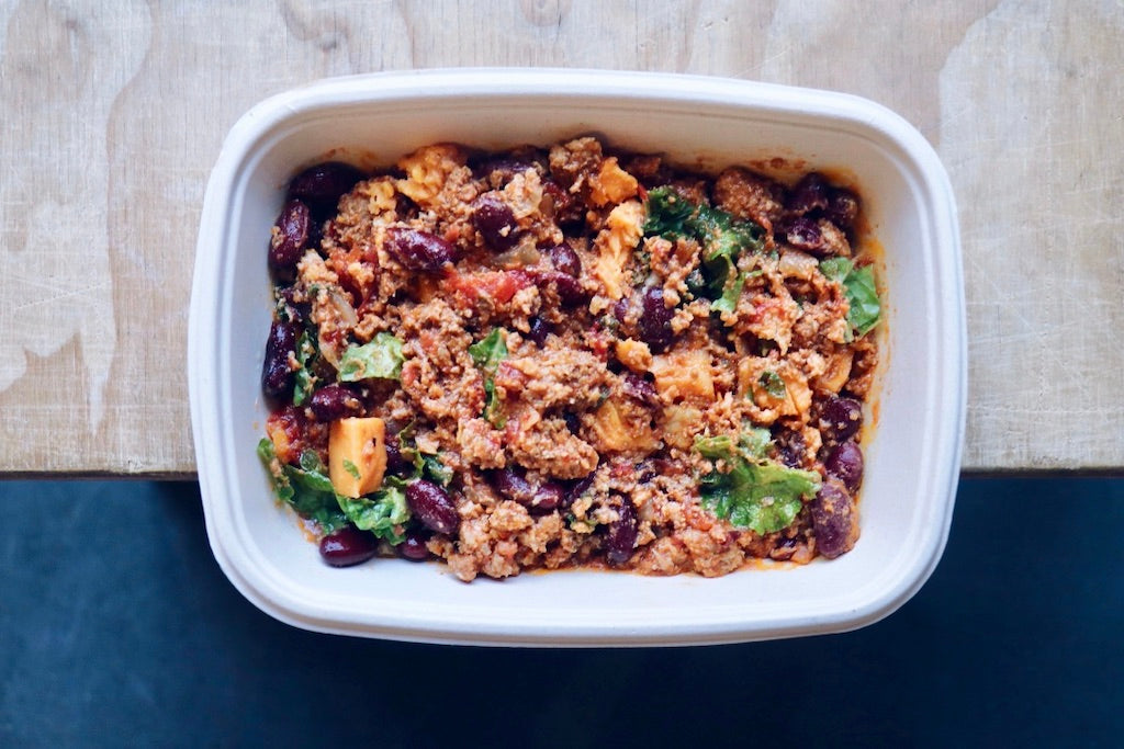 Hearty Turkey Chili (Sunday) - Keto Meals - Honey Bee Meals | Healthy Prepared Meals &amp; Food Delivery Toronto